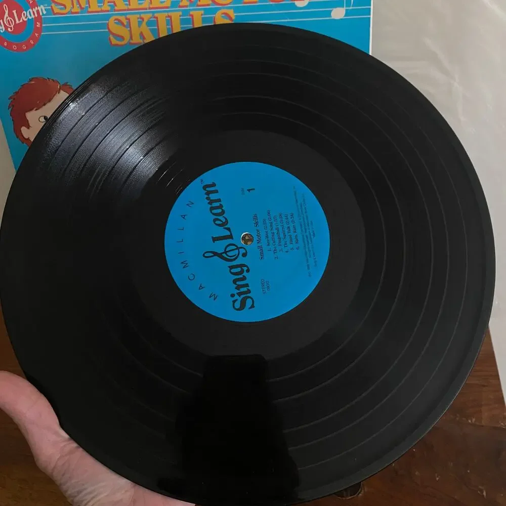 Vintage 1988 Small Motor Skills Sing & Learn Vinyl Record